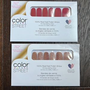 Color Street 100% Real Nail Polish Strips - Set of 2